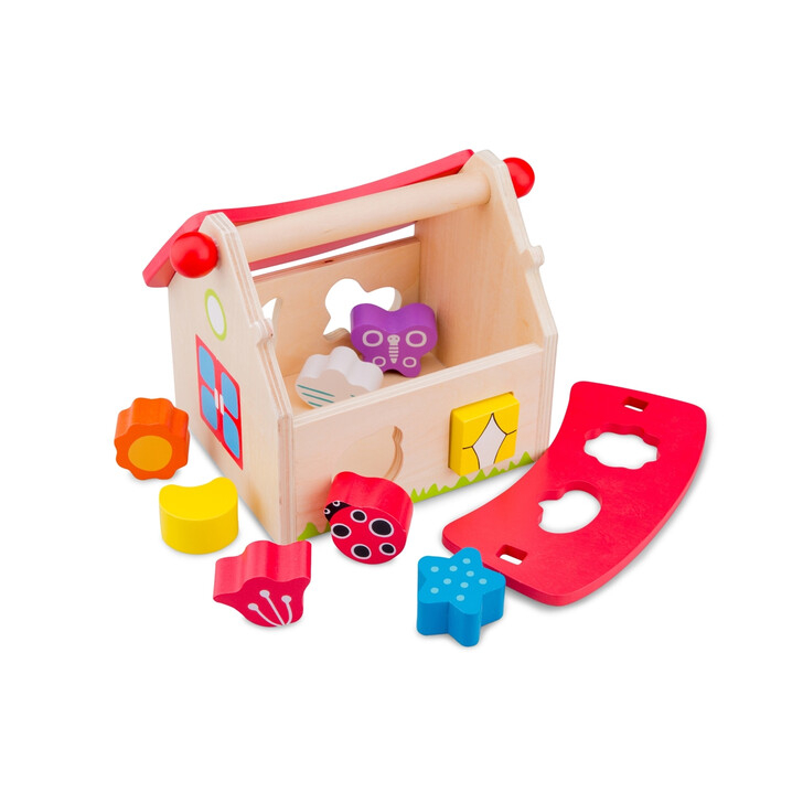 Casuta Shape Sorter cu forme