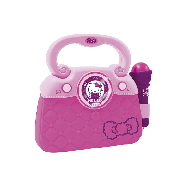 Geanta cu microfon si amplificator Hello Kitty NEW