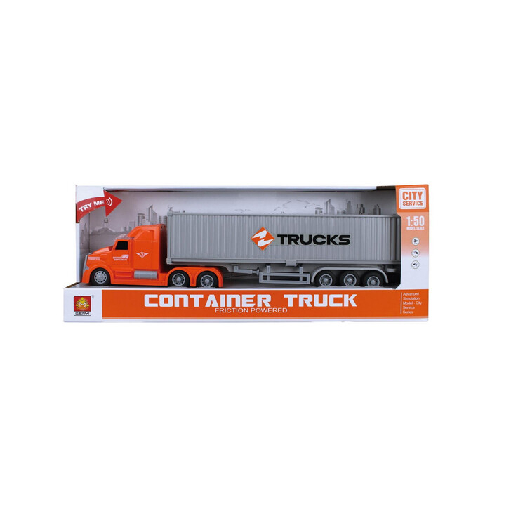 CAMION TIR FAST DELIVERY FRICTIUNE LUMINI SI SUNETE SCARA 1:50