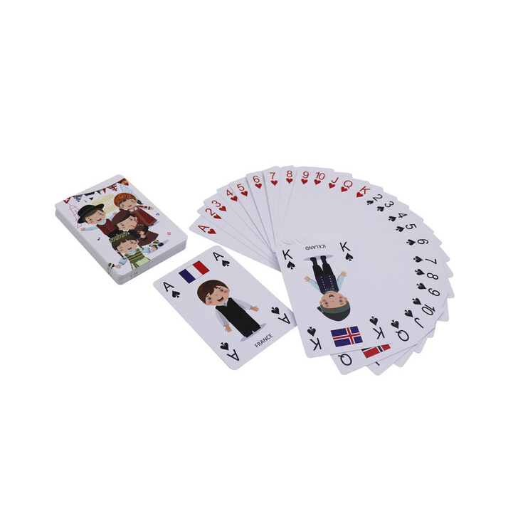 CARTI DE JOC ROYAL DIN PLASTIC EDUCATIVE 3IN1 INVATA DESPRE TARILE EUROPEI