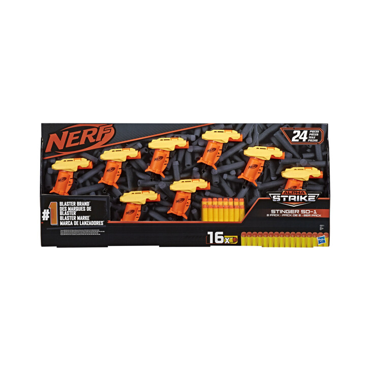 NERF ALPHA STRIKE SET 8 BLASTERE STINGER SD1