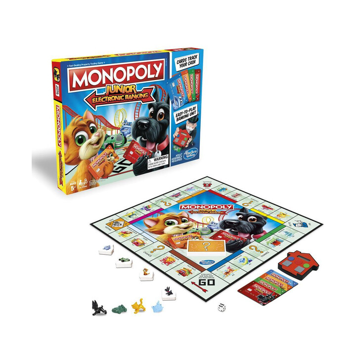 MONOPOLY JUNIOR BANCA ELECTRONICA LIMBA ROMANA