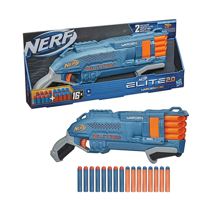 NERF ELITE 2.0 BLASTER WARDEN DB-8