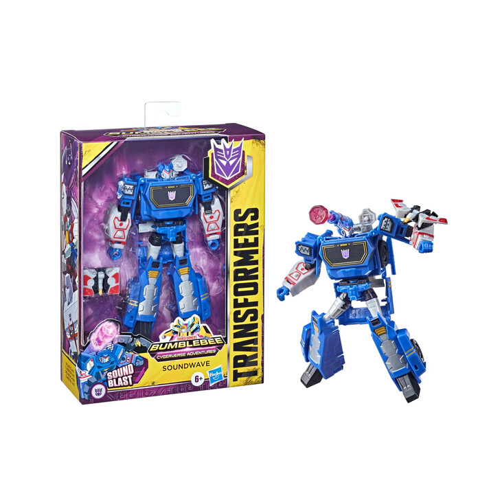 TRANSFORMERS ROBOT VEHICUL CYBERVERSE DELUXE SOUNDWAVE