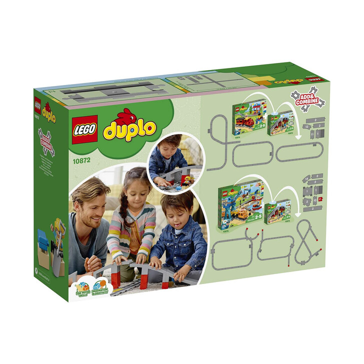 Set de construit - Lego Duplo Pod si Sine de Calea Ferata 10872