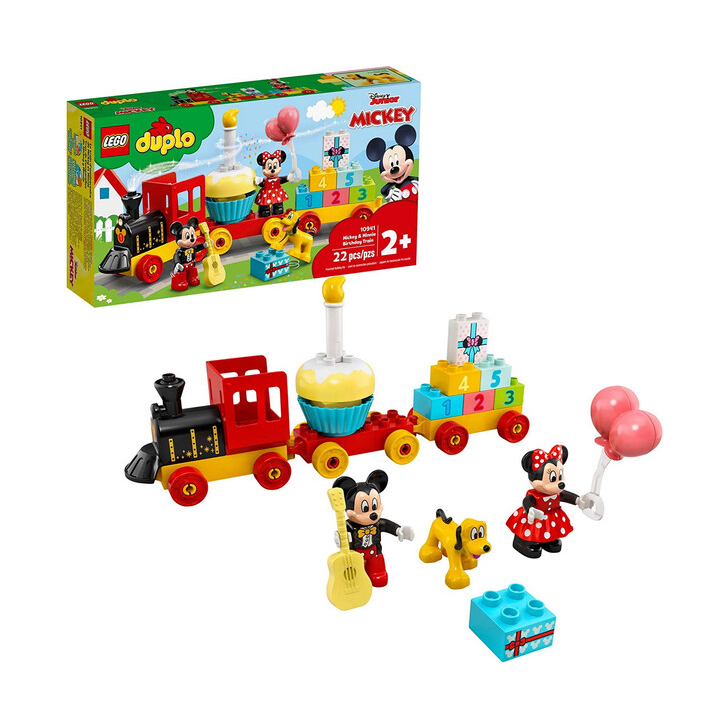 Set de construit - Lego Duplo, Trenul Zilei Aniversare Mickey si Minnie 10941