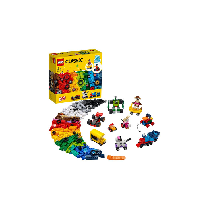 Set de construit - Lego Classic Caramizi si Roti 11014