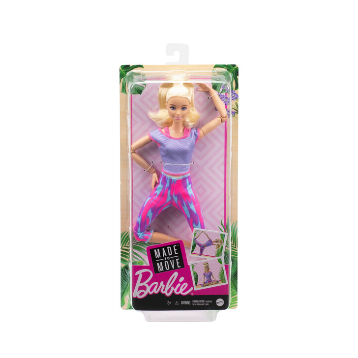 PAPUSA BARBIE MADE TO MOVE BLONDA