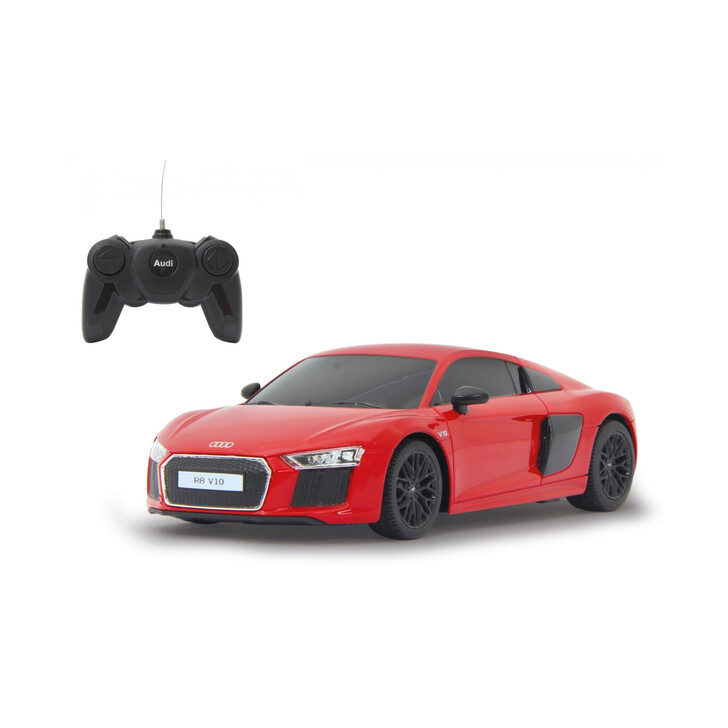 MASINA CU TELECOMANDA AUDI R8 ROSU CU SCARA 1 LA 24