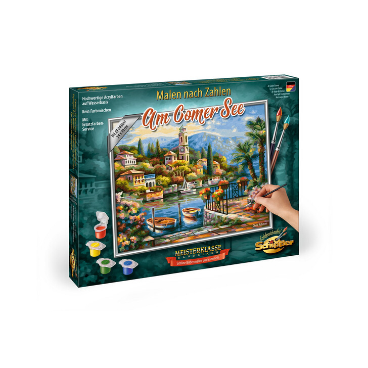 KIT PICTURA PE NUMERE SCHIPPER LACUL COMO ITALIA