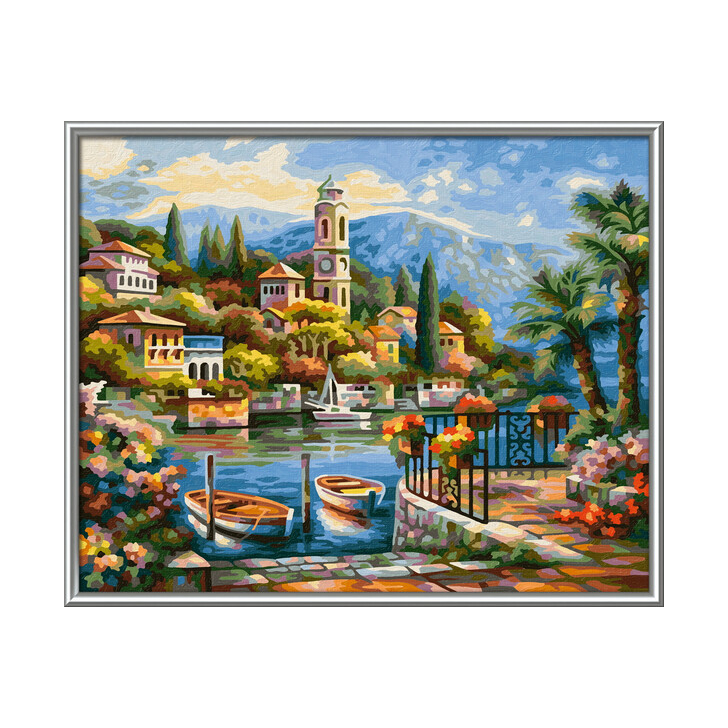 KIT PICTURA PE NUMERE SCHIPPER LACUL COMO ITALIA