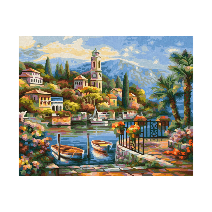 KIT PICTURA PE NUMERE SCHIPPER LACUL COMO ITALIA