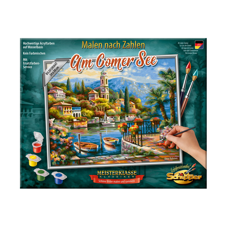 KIT PICTURA PE NUMERE SCHIPPER LACUL COMO ITALIA