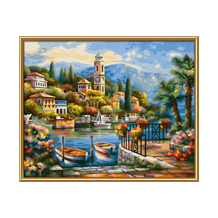 KIT PICTURA PE NUMERE SCHIPPER LACUL COMO ITALIA