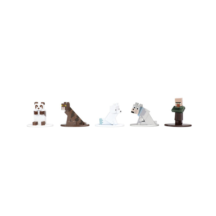 SET 20 FIGURINE METALICE MINECRAFT 4 CM