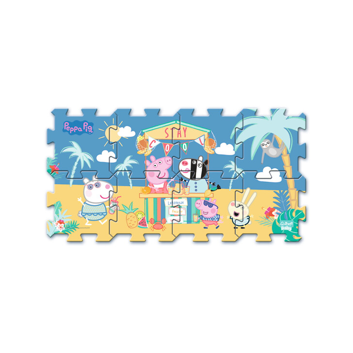 PUZZLE DE PODEA DIN SPUMA PEPPA PIG SUMMER