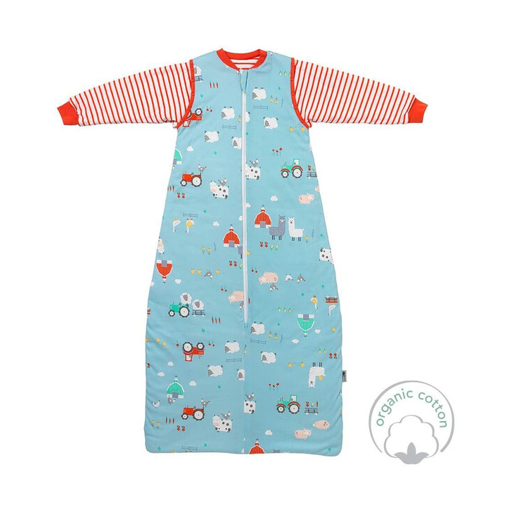 Sac de dormit cu maneca lunga detasabila Farmyard 110 cm 2.5 Tog