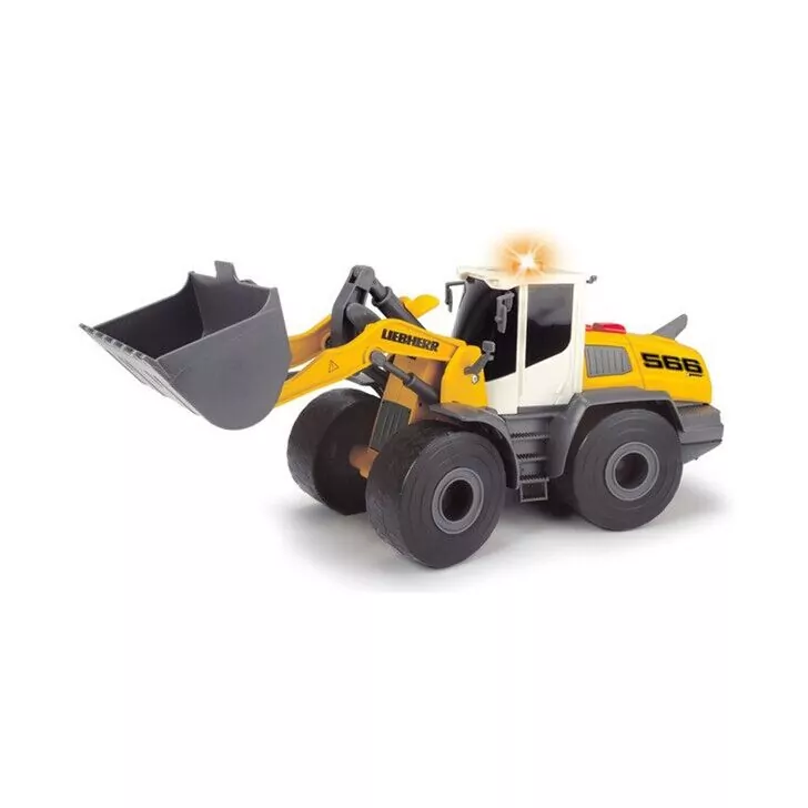 Set Dickie Toys Construction Twin Pack camion basculant MAN si buldozer Liebherr L566 Xpower