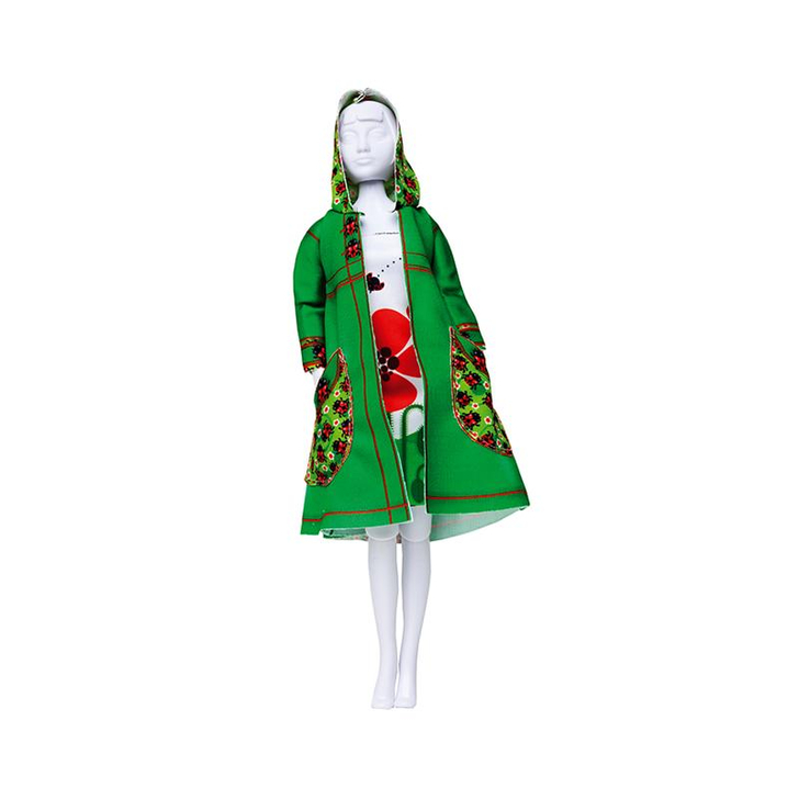 Set de croitorie hainute pentru papusi Couture Fanny Ladybug, Dress Your Doll
