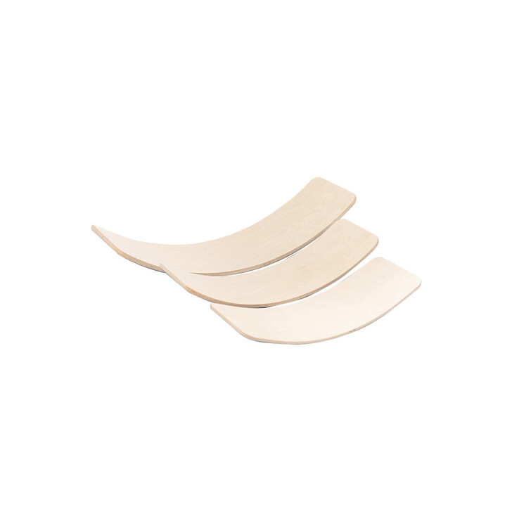 Placa de echilibru si balans, curbata din lemn, medie@ leg&go