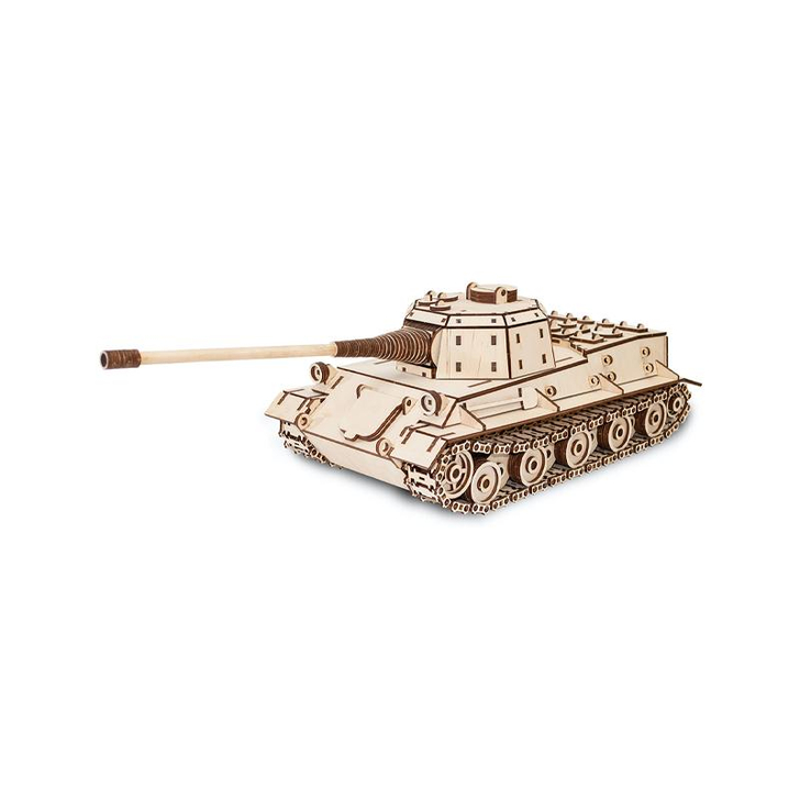 Set constructie cu mecanism Puzzle 3D TANK LOWE din lemn cu adeziv 679 piese @ EWA