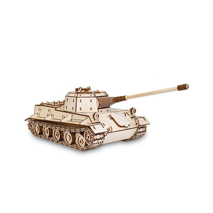 Set constructie cu mecanism Puzzle 3D TANK LOWE din lemn cu adeziv 679 piese @ EWA