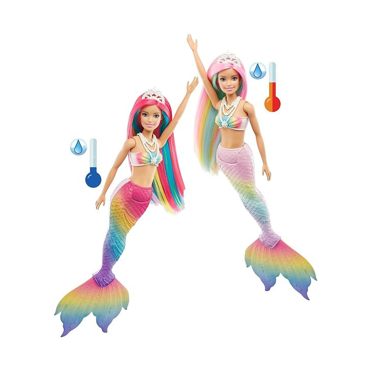 BARBIE PAPUSA DREAMTOPIA SIRENA ISI SCHIMBA CULOAREA