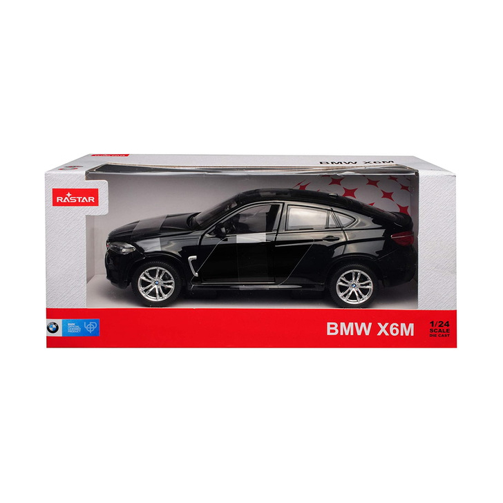 MASINUTA METALICA BMW X6M NEGRU SCARA 1 LA 24