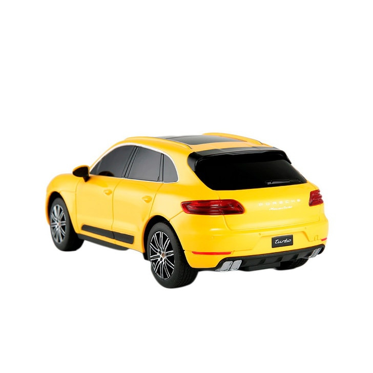 MASINA CU TELECOMANDA PORSCHE MACAN TURBO GALBENA SCARA 1 LA 14