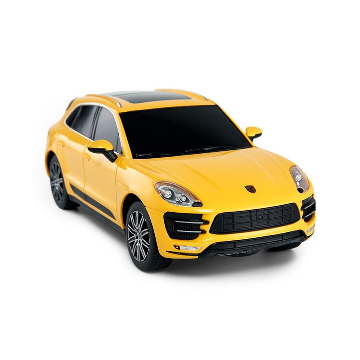 MASINA CU TELECOMANDA PORSCHE MACAN TURBO GALBENA SCARA 1 LA 14