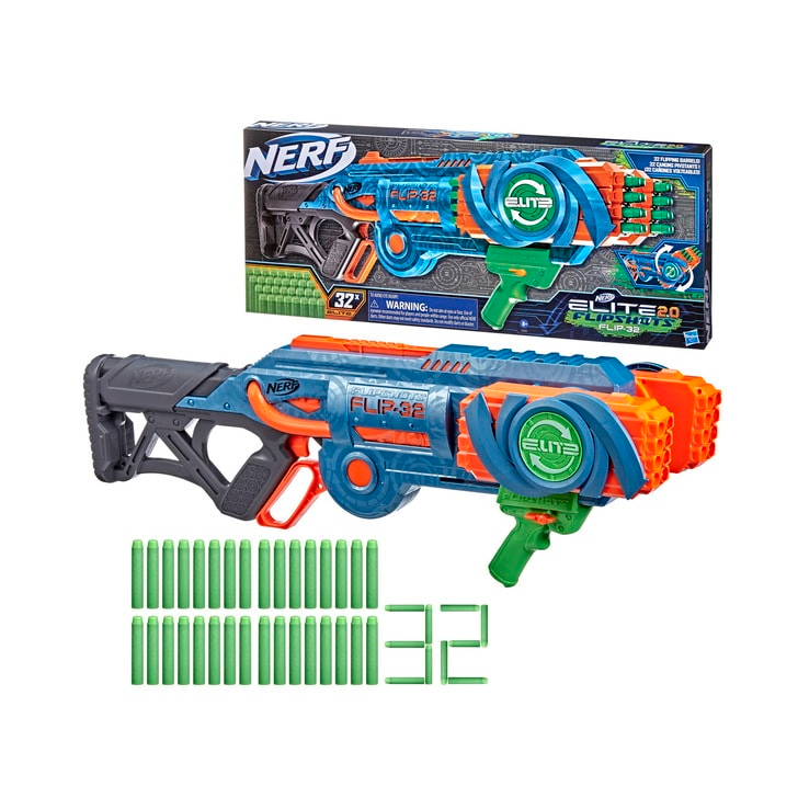 NERF BLASTER ELITE FLIP 32 CARTUSE