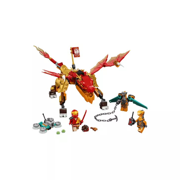 Set de construit - Lego Ninjago, Dragonul Evo de Foc al lui Kai 71762