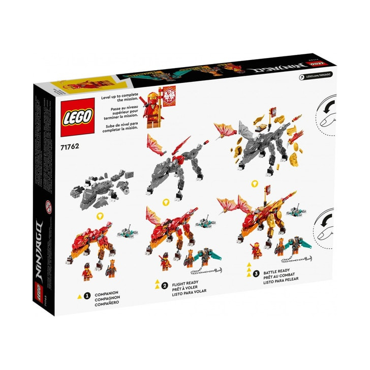 Set de construit - Lego Ninjago, Dragonul Evo de Foc al lui Kai 71762