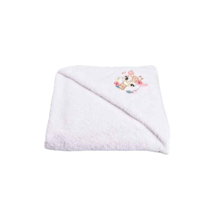 Prosop de baie bumbac 100% Girafa 75x75 cm