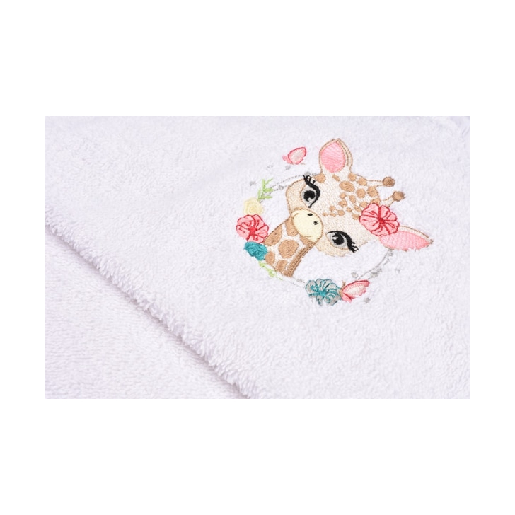 Prosop de baie bumbac 100% Girafa 75x75 cm