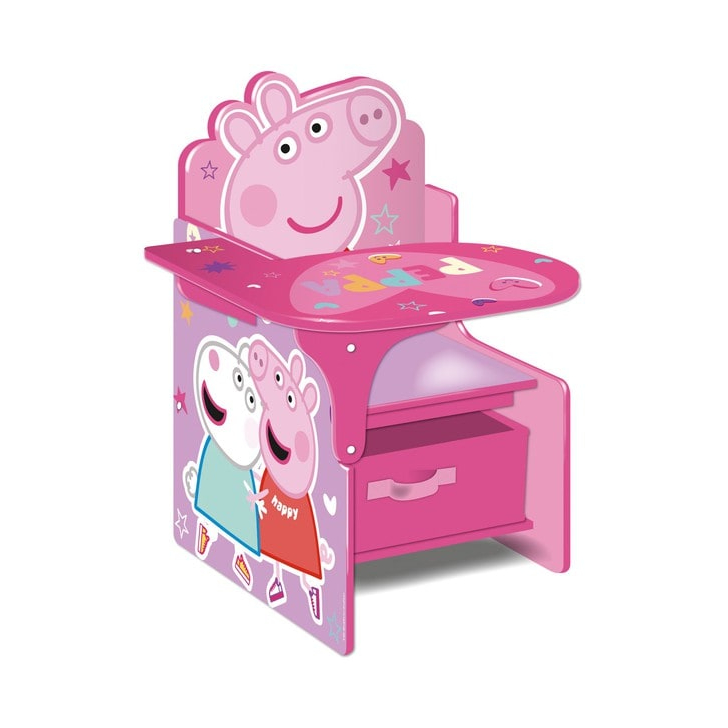 Scaun multifunctional din lemn Peppa Pig