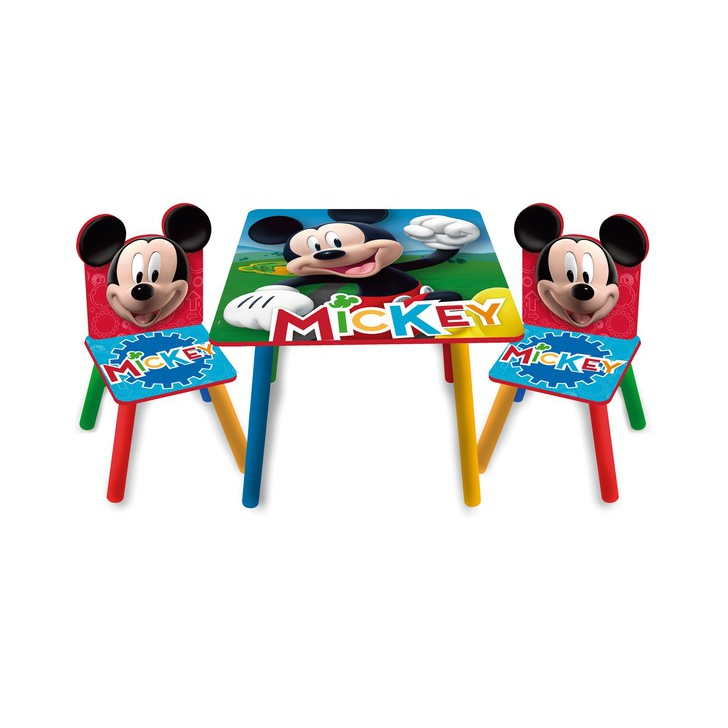 Set masuta si 2 scaunele Mickey Mouse Clubhouse