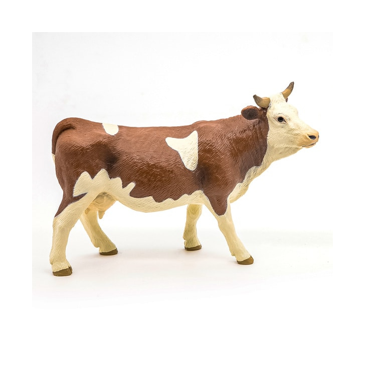 PAPO FIGURINA VACA SIMMENTAL