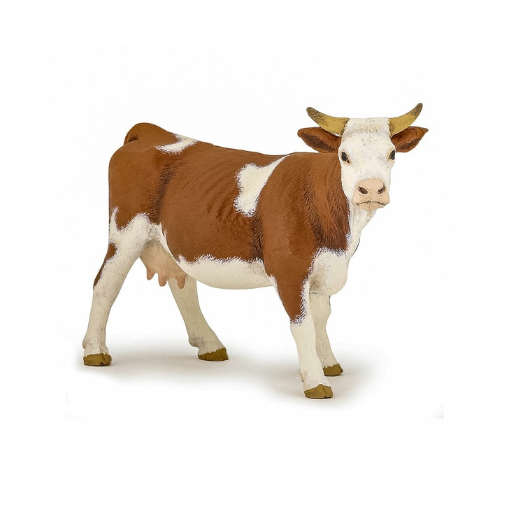 PAPO FIGURINA VACA SIMMENTAL