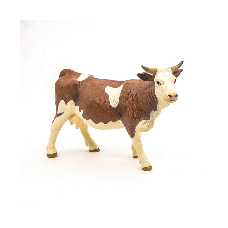 PAPO FIGURINA VACA SIMMENTAL