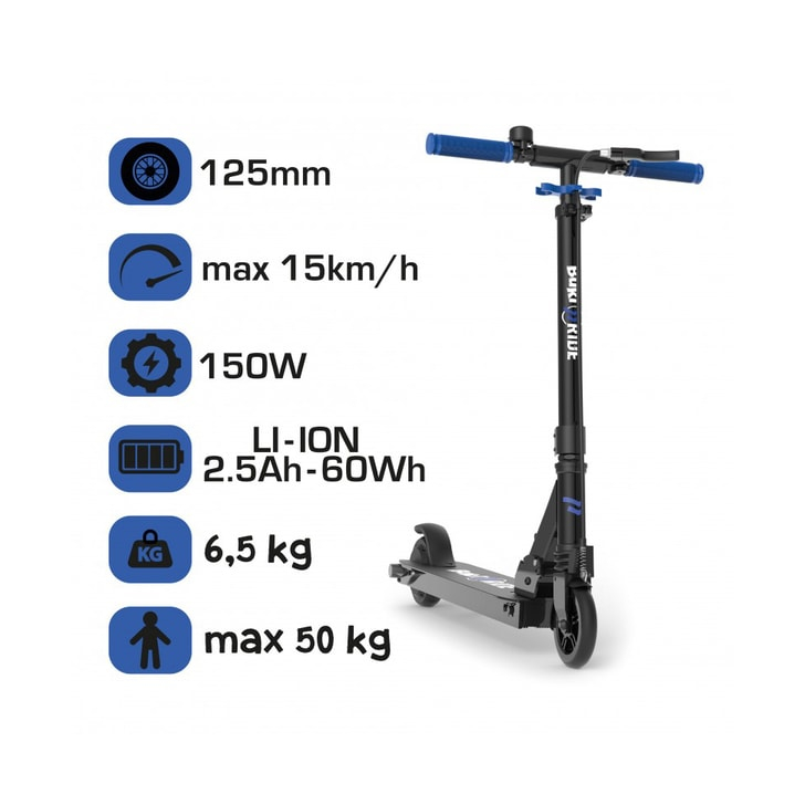 Trotineta Electrica 125mm - Albastru