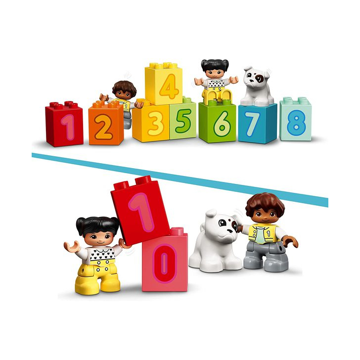 Set de construit - Lego Duplo Primul meu Tren cu Numere, Invata sa Numeri 10954