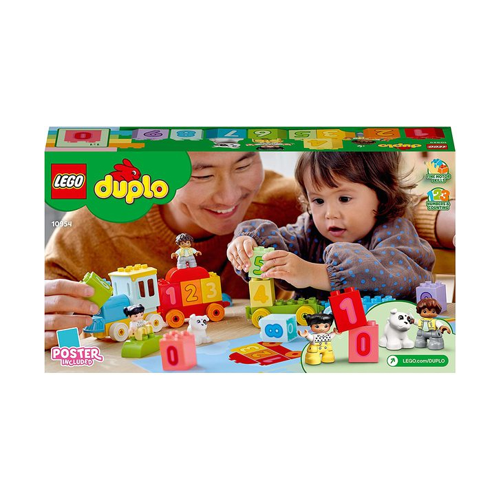 Set de construit - Lego Duplo Primul meu Tren cu Numere, Invata sa Numeri 10954