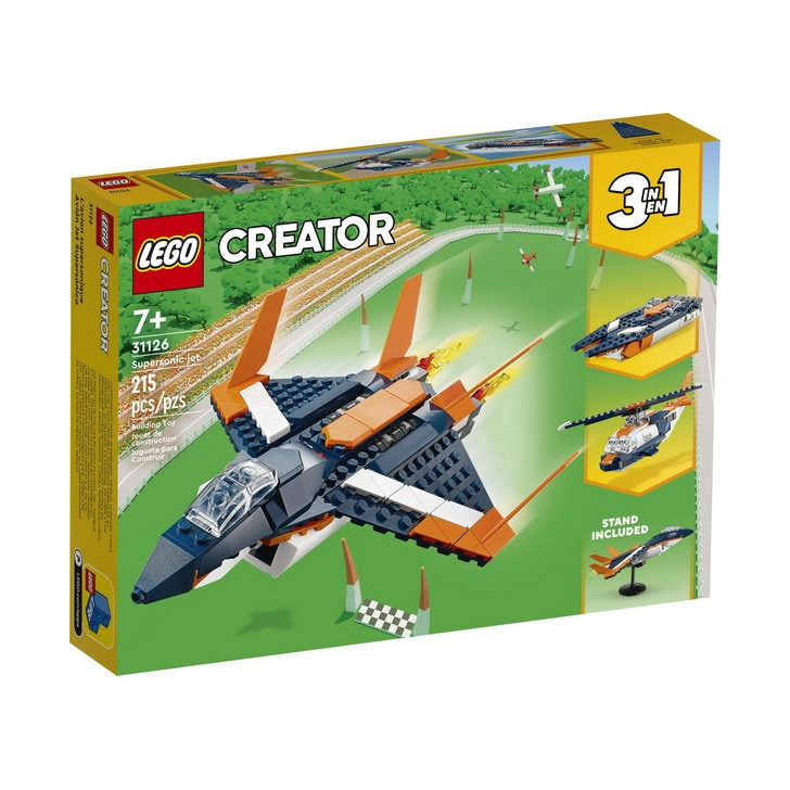 Set de construit - Lego Creator, Avion Supersonic 31126