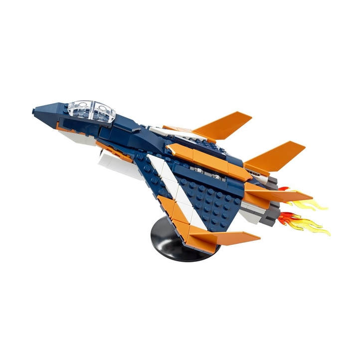 Set de construit - Lego Creator, Avion Supersonic 31126