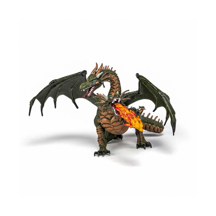 PAPO FIGURINA DRAGON CU 2 CAPETE