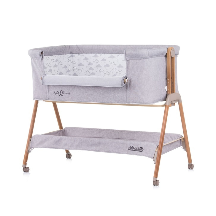 Patut Co-Sleeper Chipolino Sweet Dreams grey wood