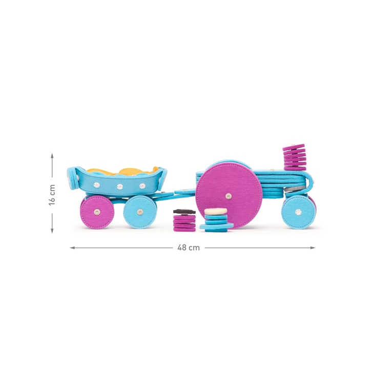 Set de construcție din fetru Tractoraș - KNOP KNOP