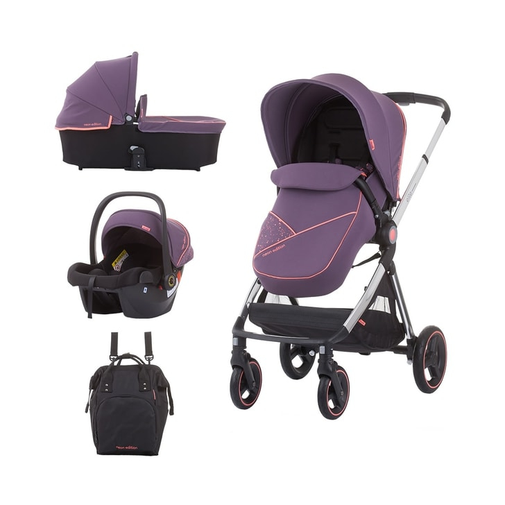 Carucior Chipolino Elite 3 in 1 lilac