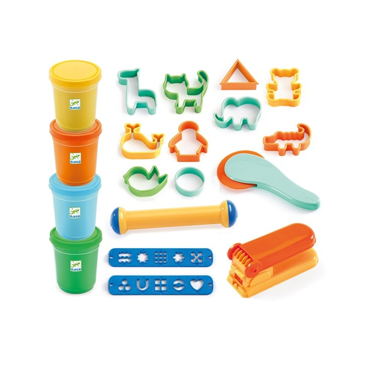 Set modelaj cu plastilina Djeco, culori Pop